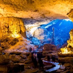 Sung Sot Cave in Halong Bay, Vietnam